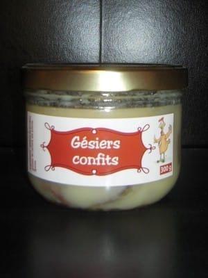 Bocal cuisiné Gésiers confits