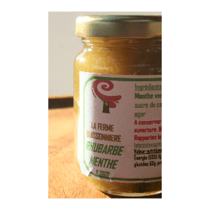 Confiture Rhubarbe Menthe