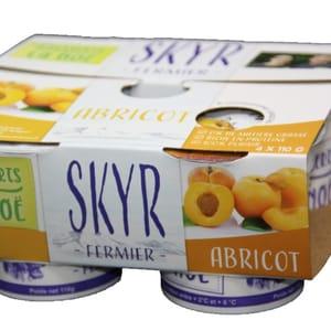 Skyr aromatisé, à l'abricot (Pack 4x110g)