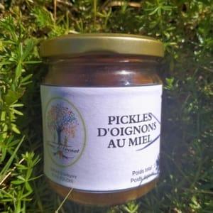 Pickles d'oignons au miel