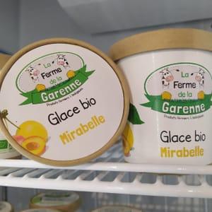Glace mirabelle