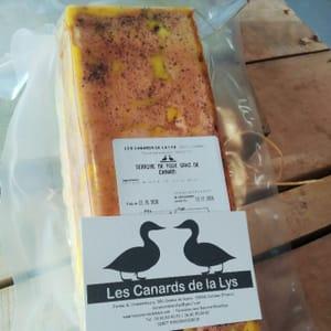 Terrine de Foie gras de canard mi-cuit au porto blanc