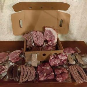 Colis de viande de porc environ 10 kilos (livraison le mercredi 24 juillet)
