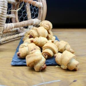 15 mini Croissants Feuilletés aux Anchois