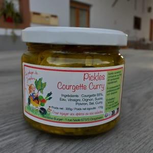 Pickles de courgettes au curry 300g
