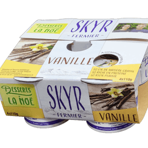 Skyr aromatisé, à la vanille (pack de 4x110g)