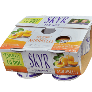 Skyr Fruit, à la mirabelle (pack de 4x110g)