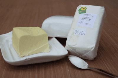 Beurre cru fermier demi-sel (250g)