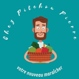 Logo de Vente à la ferme bleue - Chez Pitchou Pierre