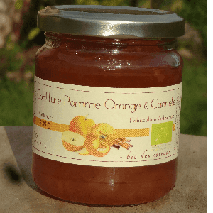 Confiture  de Pomme Orange Cannelle 230 g