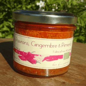 Tartinade poivrons piment gingembre 110 g