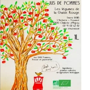 Jus de Pomme - bouteille consignée 0.50cts