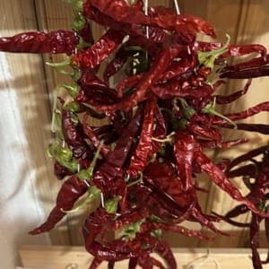 Guirlande de piments forts