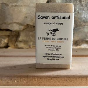 Savon corporel surgras au lait le bordelais