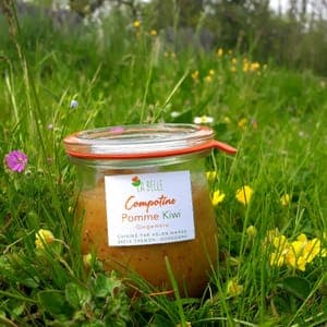 Compotine Pomme Kiwi Gingembre