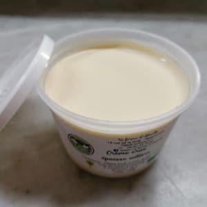 Crème crue épaisse