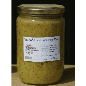 Velouté de courgette au basilic