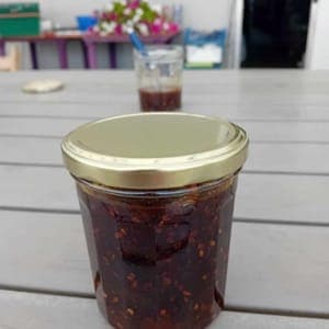 Confiture tomate verte