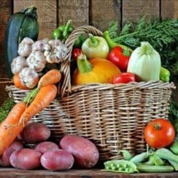 Panier de légumes de saison