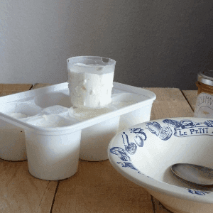 Faisselle de chèvre par 6