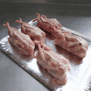 caille bardée farcie