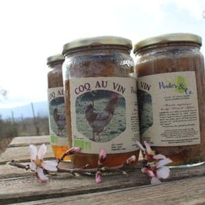 Coq au vin bio, prêt à manger !