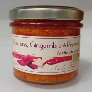 Tartinade poivrons piment gingembre 110 g