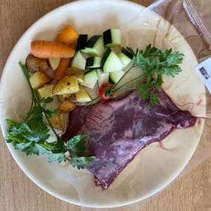 Steaks de hampe - environ