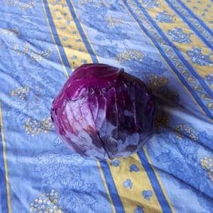 Chou rouge pièce (environ 1.2kg)