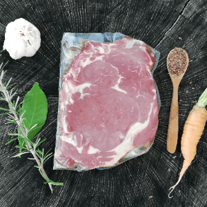 Côte découverte avec os Veau