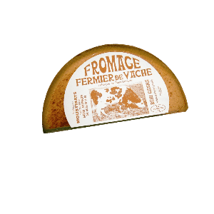 Fromage de vache croûte brûlée au lait cru