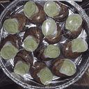 12 escargots réencoquillés au bleu de LAQUEUILLE