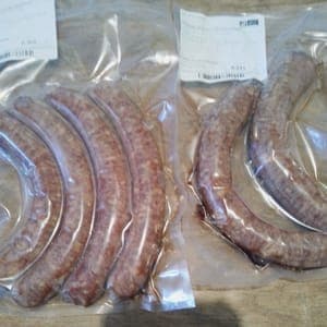 Saucisses génisse Wagyu/charolaise à griller - surgelé 