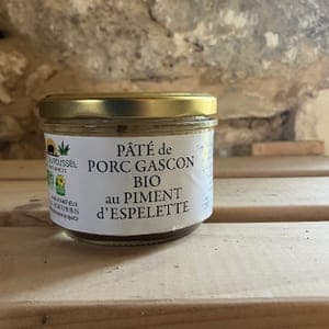 Pâté de porc gascon bio au piment d'espelette