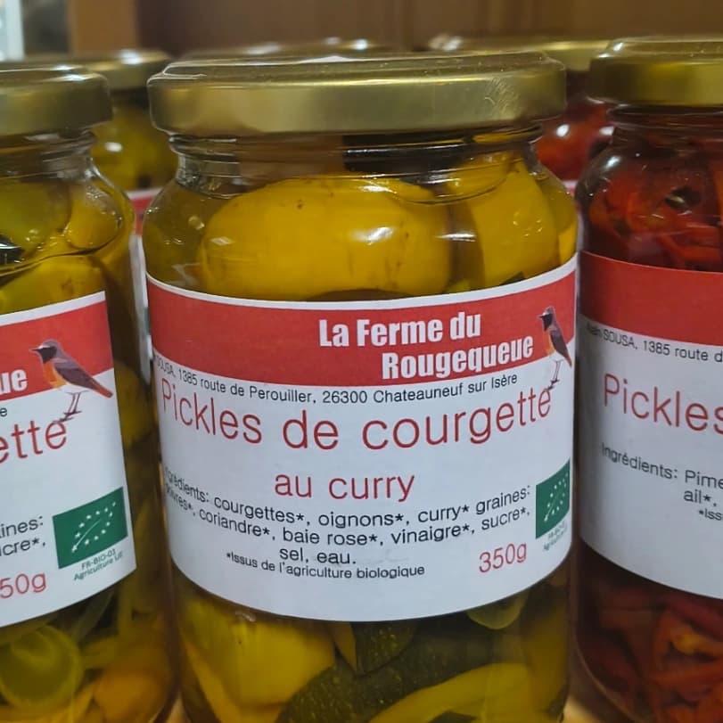 Pickles de Courgette bio
