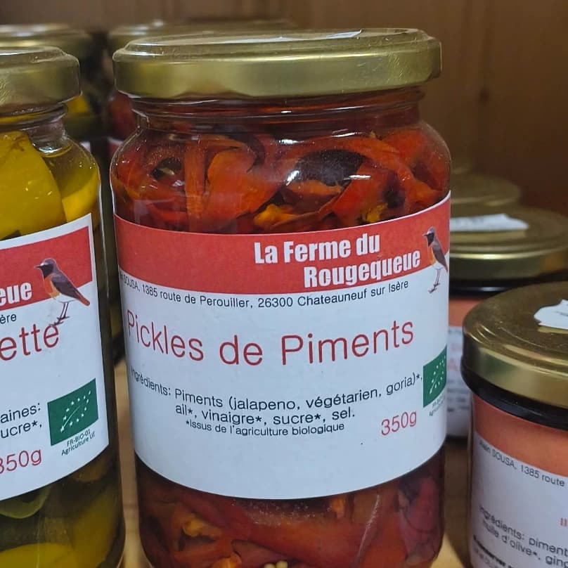 Pickles de piment bio