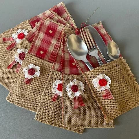 Pochette pour couverts (x6)