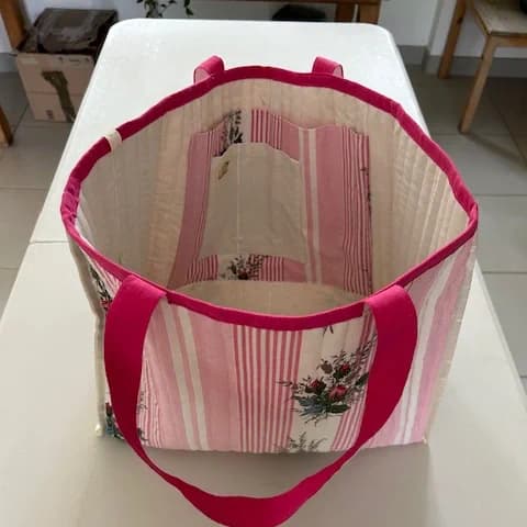 Sac cabas matelassé