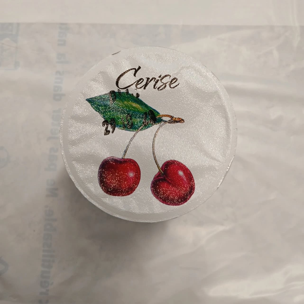 Yaourt arôme cerise