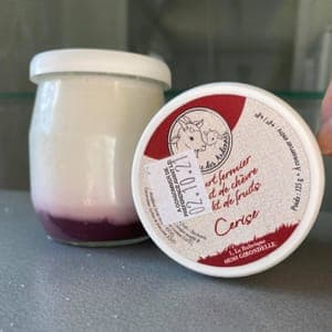 Yaourts sur lit de fruits