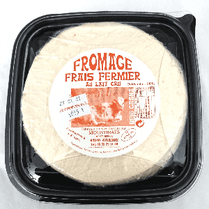 Fromage frais de vache au lait cru