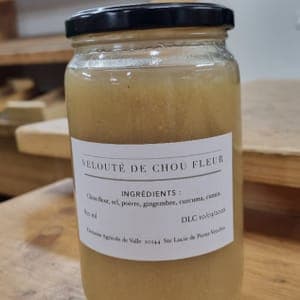 Velouté  de chou fleur  bio 850 ml