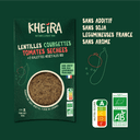 Galettes Végétales Lentilles/Courgettes tomates séchées - X 2 galettes