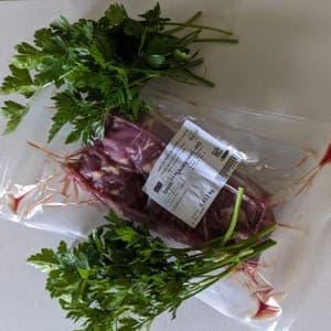 2 steaks (araignée) - environ