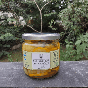 Courgette aigre-douce au curry (Sarrat)