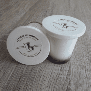 Yaourt à la confiture maison de Rhubarbes