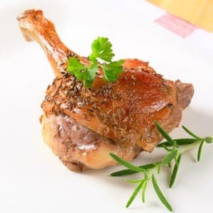 CUISSE CONFITE de canard