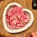 Betterave striée rose et blanche