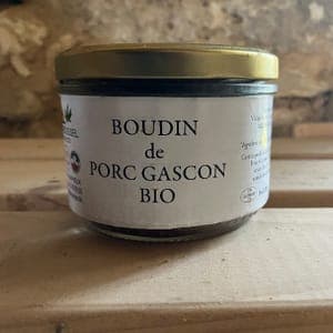 Boudin de véritable porc gascon bio