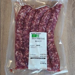 Saucisses de vache